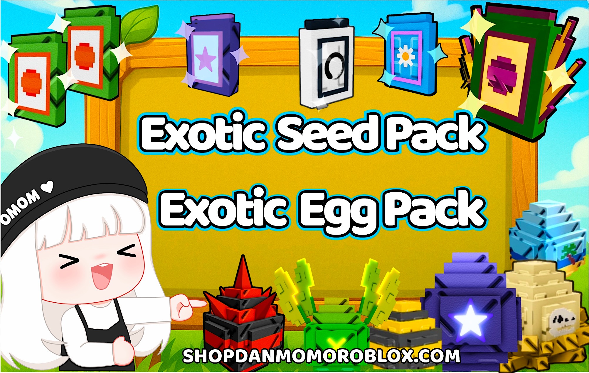 PASS PREMIUM - Exotic Seed Pack - Exotic Egg