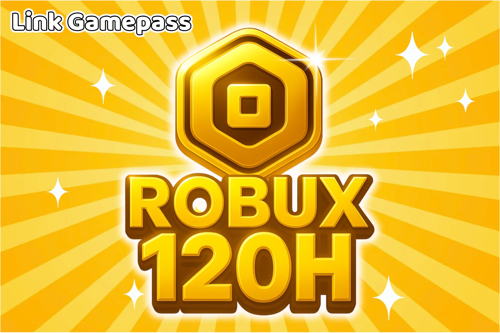 Robux 120H (Link Gamepass)