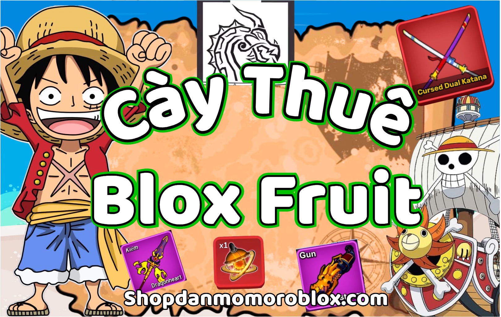 Cày thuê Blox Fruit Siêu Tốc