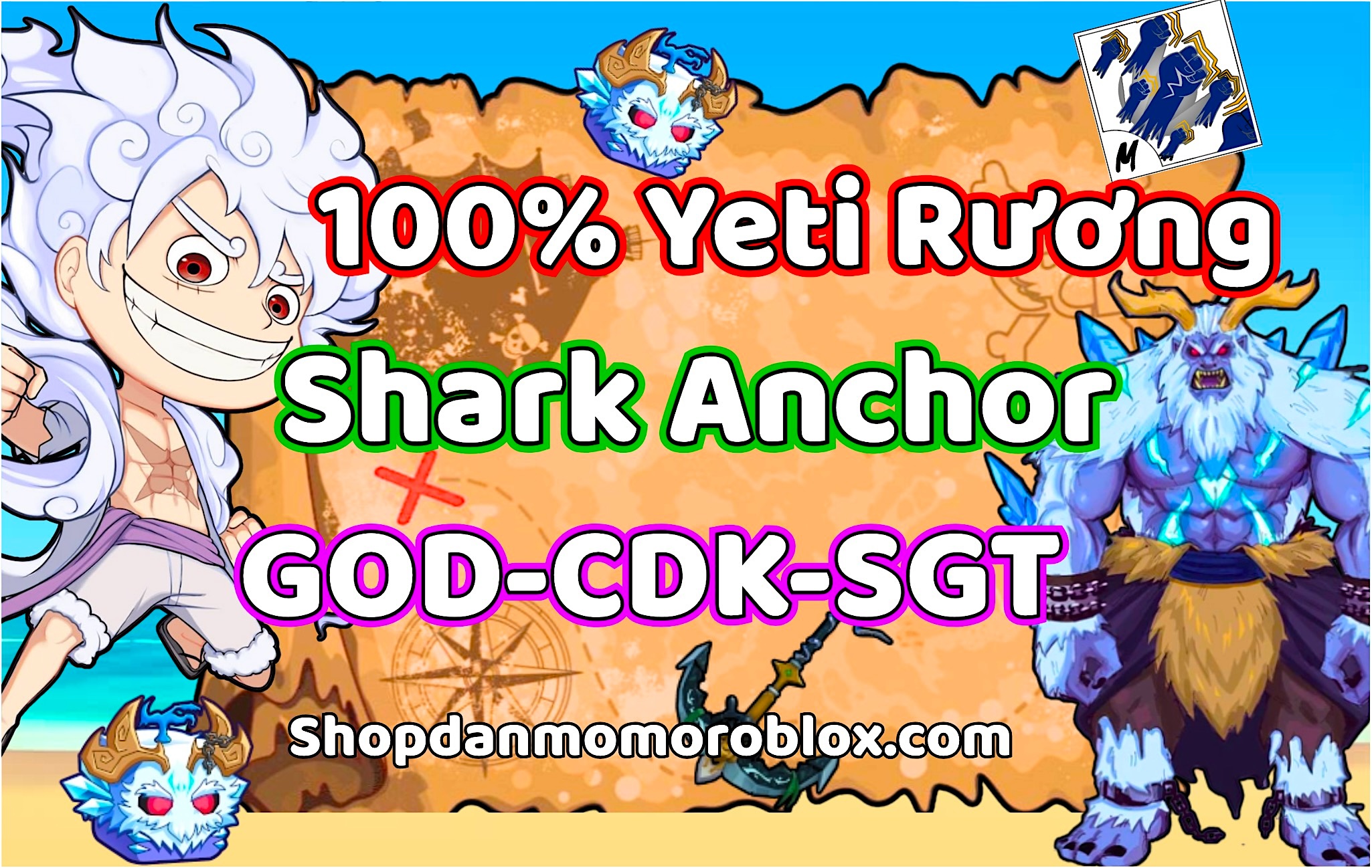 ACC 100% Yeti Rương 99% GOD, CDK, SGT VẬT PHẨM XỊN